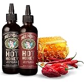 Melinda’s Hot Honey Collection - 10 oz, 2 Pack - Spicy Honey Sauce Variety Pack w/ Classic Hot Honey, Ghost Hot Honey - Sweet & Spicy Infused Honey