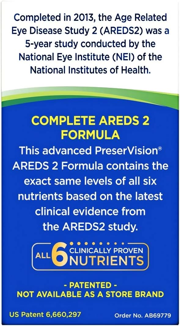 PreserVision AREDS 2 - New MiniGels for Easier Swallow: Health & Personal Care