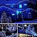 String Lights Fairy Lights 66 Feet 200 LED with Multi Flashing Modes Controller, Waterproof LED Lights Decorations for Bedroom, Wedding, Party, Garden, Patio, Indoor Outdoor Occastions (Blue)