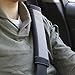 SEG Direct Black and Gray Seat Belt Pads Pack of 2