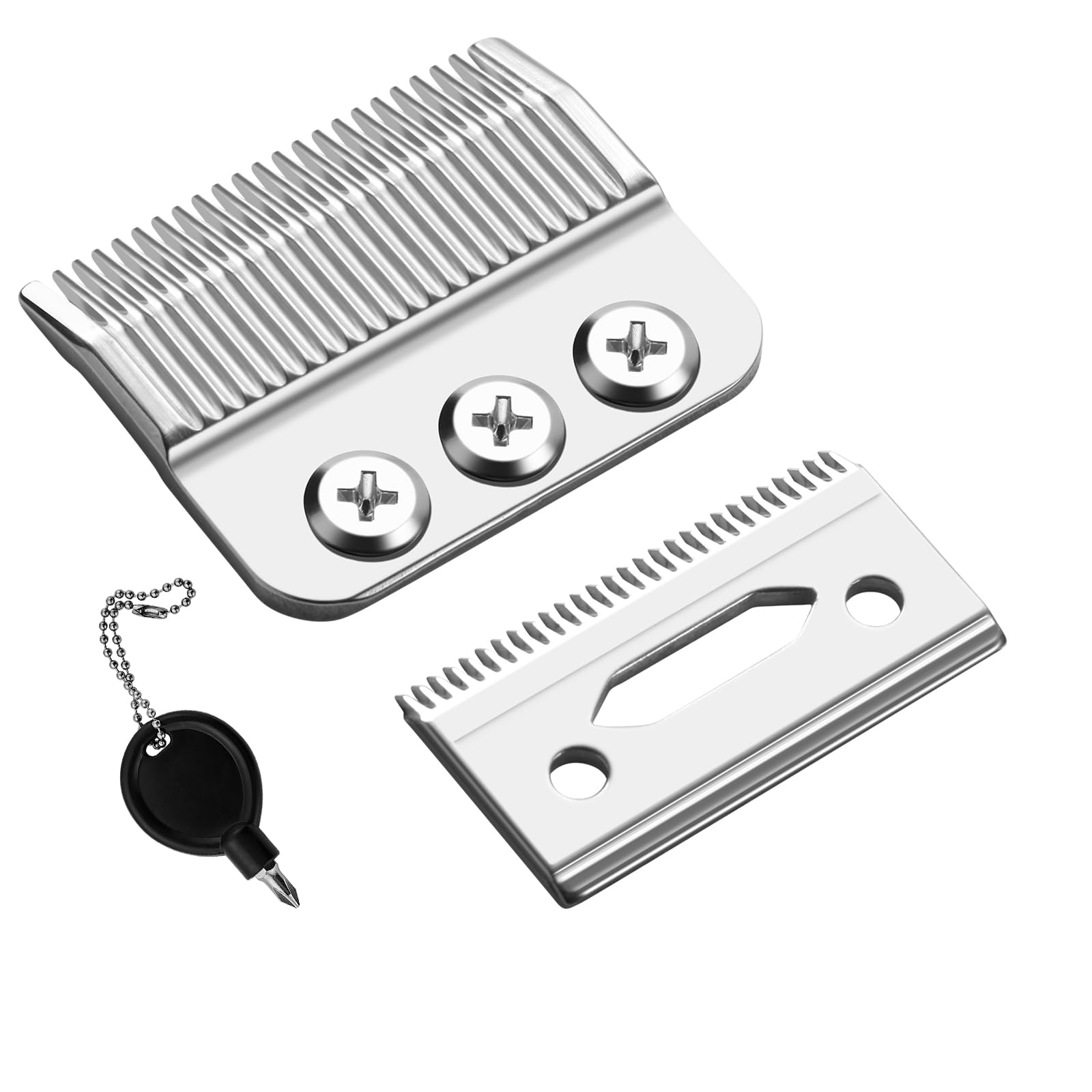 Photo 1 of 1005-100 Professional 3-Hole Blade,Compatible with Wahl Designer,Senior, Cordless Designer,Pilot,Sterling 4 and Nugget Clippers, 1mm-3mm Cut Length(Sliver) (1 Pack)