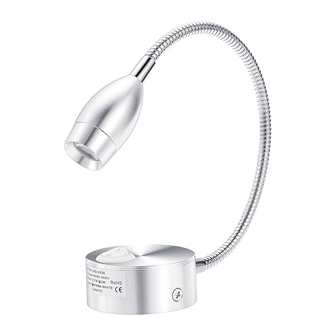 LEORX AC 85-265V Wandleuchte 3W 360 LED Leselampe (warmweiß)