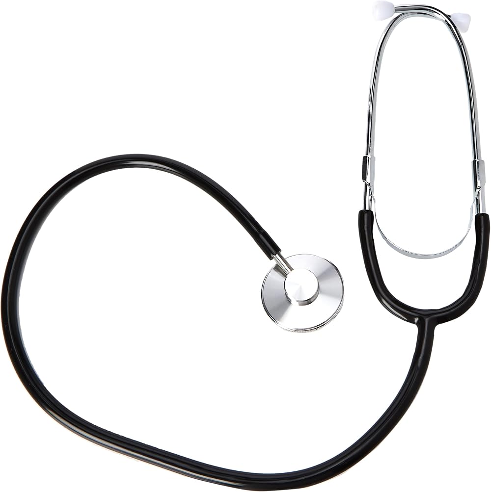 Timesco TD1-13-107 Ruby Stethoscope Black Single Head Diaphragm