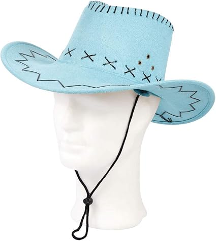 baby blue cowboy hat