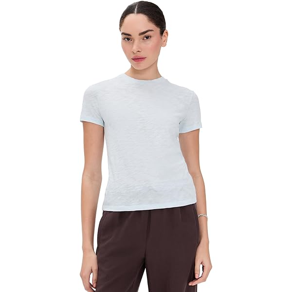 Amazon.com: Theory Women's Nebulous Tiny Tee, Soft Pink, M