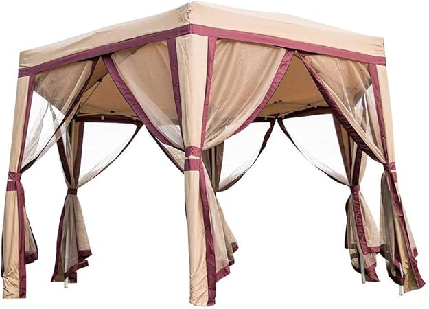 Amazon Com Peach Tree 12 X 8 Outdoor Patio Iron Gazebo Canopy