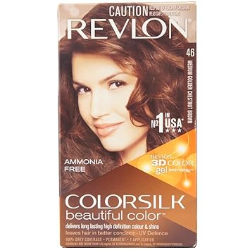 Buy Revlon Colorsilk Permanent Hair Color Medium Golden Chestnut