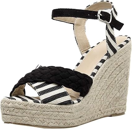 striped espadrille