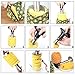 RRecomfit Pineapple Slicer The 2nd Generation Premium 18/10 Stainless Steel Pineapple Peeler Heavy Duty Cutter and De-corer