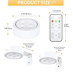 2-Pack Picture Light Battery Operated, LED Painting