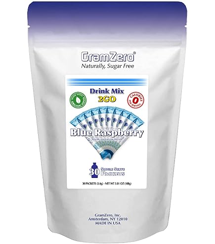 Amazon.com : GramZero Blue Raspberry Zero Calorie Sugar Free Drink