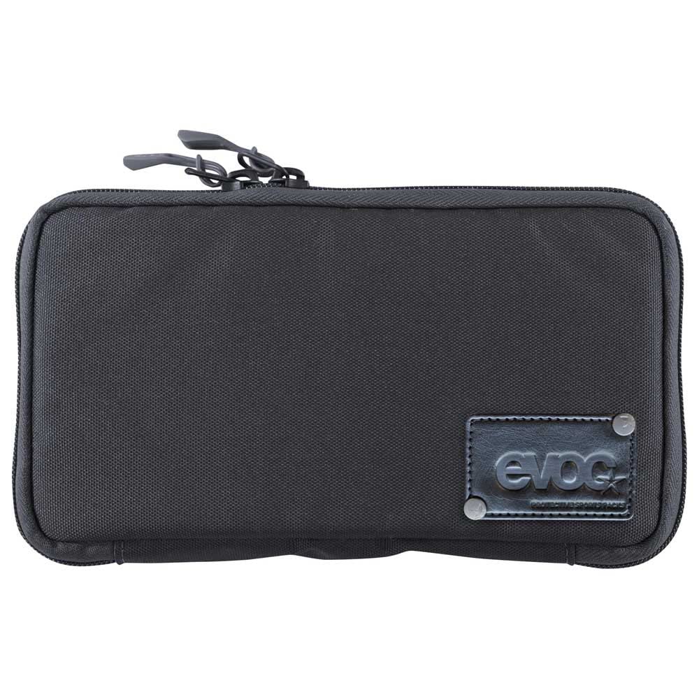 EVOC Travel CASE Document case, Folder for Travel documents Such as Passport and Airline Ticket (Identity Card case, Briefcase, Organiser compartments, Pen Holder, Robust, Extra-Light), Black