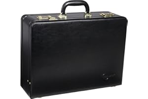 AMERILEATHER Amerilether Large Expandable Faux Leather Attachè Case (#2894-89)