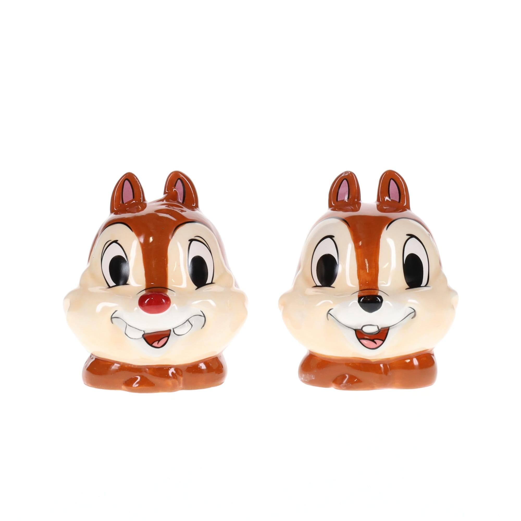 Silver Buffalo Disney Chip 'n' Dale Ceramic Salt and Pepper Shaker Set