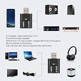 Hopcd Bluetooth 5.0 Transmitter Receiver for TV Computer Projector USB Mini view 4