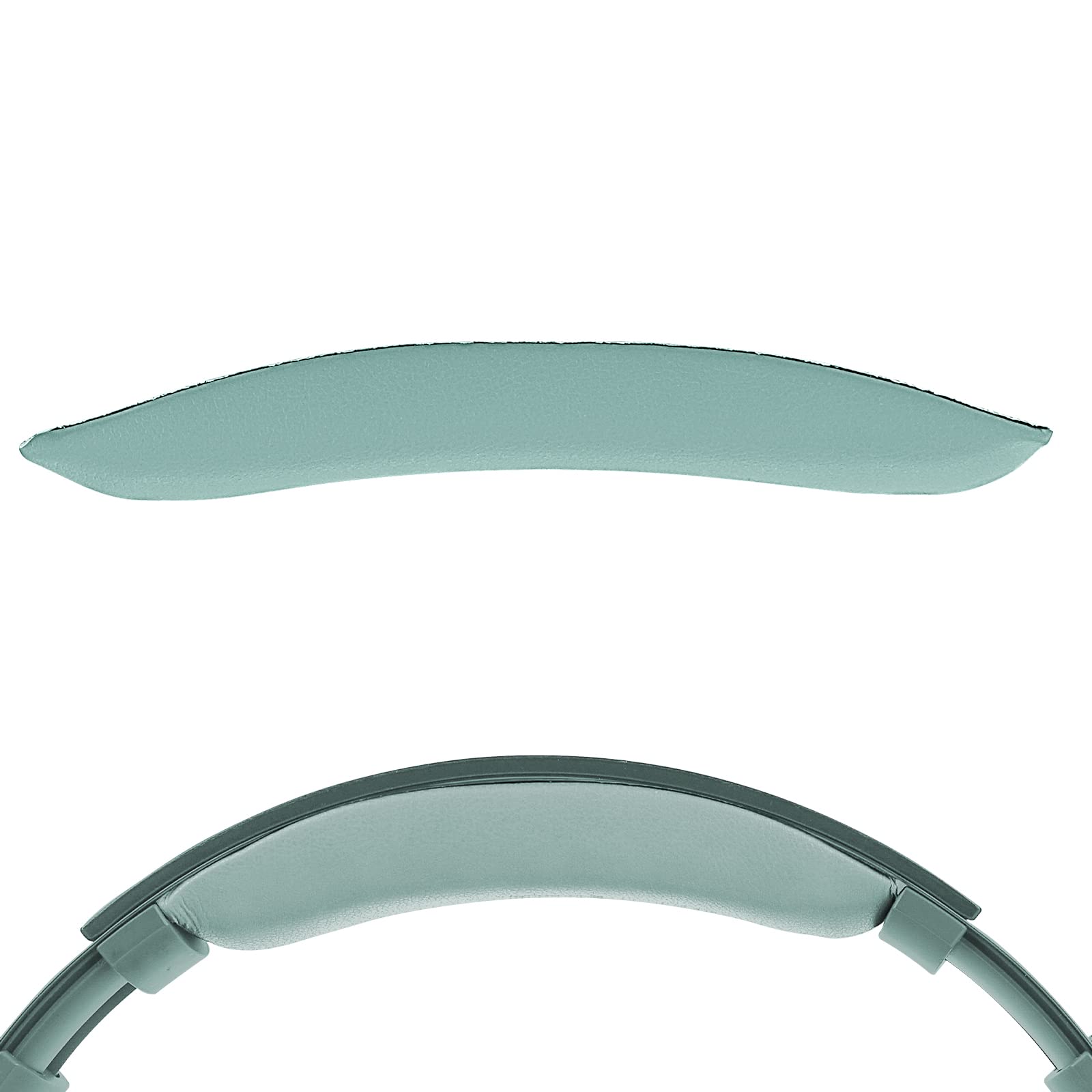 Geekria Protein Leather Headband Pad Compatible with SONY MDR-100ABN Headphones, Replacement Band Repair Part (Grayish Green)