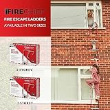 Firechief 2 Storey Fire Escape Ladder 14.1ft 4.30m 300mm Rungs UK view 9