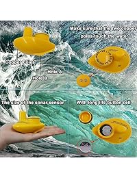 Lucky Wireless Fish Finder Sonar Sensor Portable Sonar Fishfinder LCD Display Depth Finders for Fishing Ice Fishing Kayak Fishing