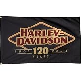Harley-Davidson Weather-Resistant 120th Anniversary Outdoor Flag Limited Edition