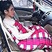 Zone Tech Car Heated Travel Blanket - Plaid Premium Quality 12V Automotive Comfortable Heating Car Seat Blanket Great for Summer
