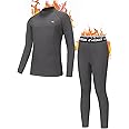 Ewedoos Thermal Underwear Set for Kids Thermals Top and Bottom Set Boys Long Johns Base Layer Thermal Set