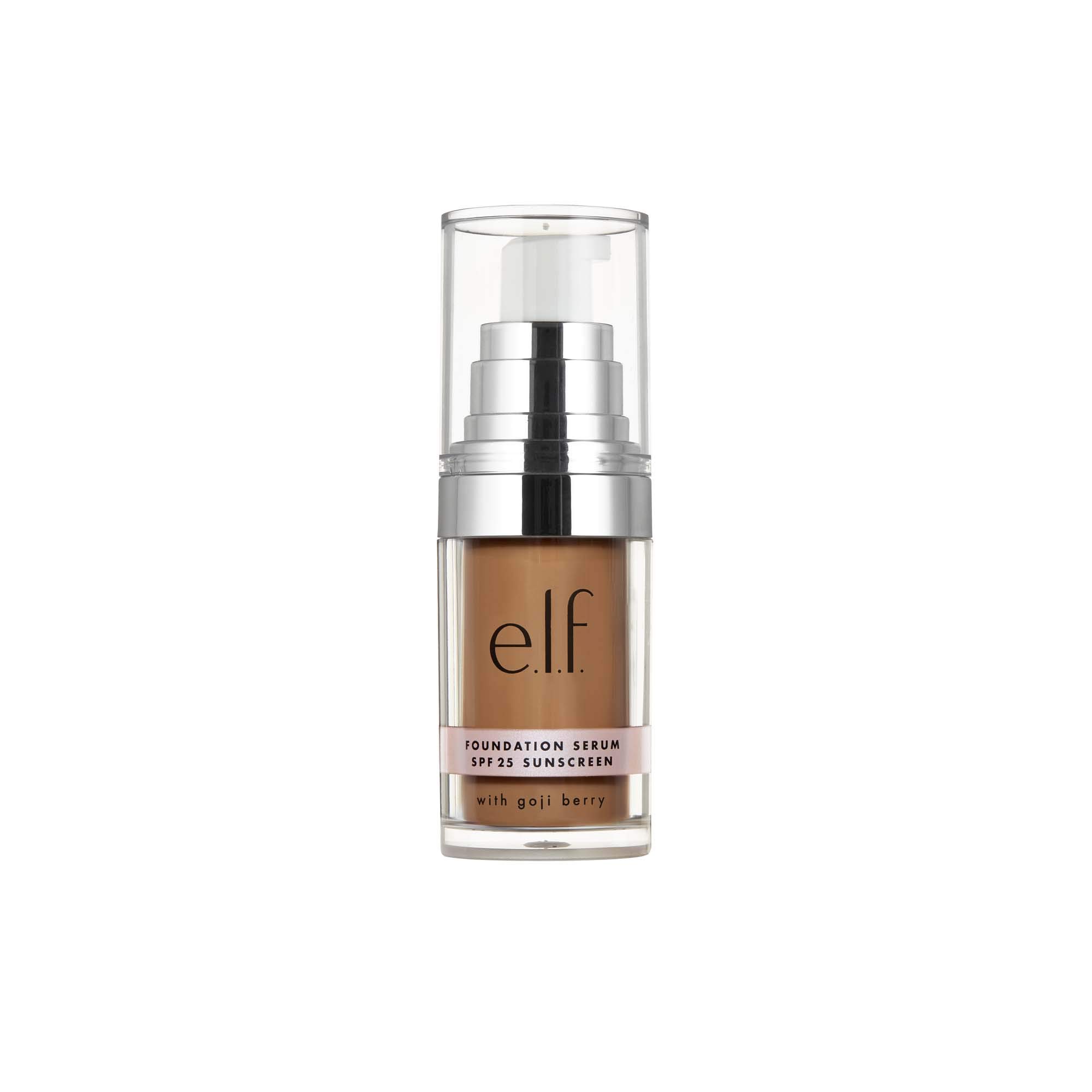 e.l.f. - Beautifully Bare Foundation Serum SPF 25, Medium/Dark - 0.47fl oz/14 ml