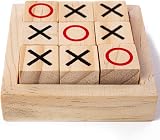 Bigjigs Toys Mini Noughts and Crosses Travel Tic Tac Toe Game view 3