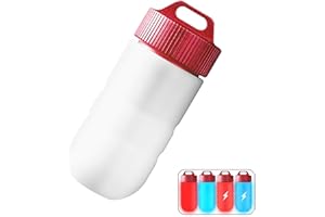 Genwiss Dive Light, Marker Lights for Scuba Diving, Flashlight With Button Batteries, Mini Waterproof Tank Light for 100M, Portable for Snorkeling and Water Sports