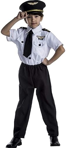 Dress Up America Pilot Costume for Kids, Airline Captain Uniform