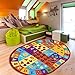 Furnish my Place 740 ABC with Numbers ABC Area Rug for Kids | Educational Alphabet Letter & Numbers | Nurseries Kindergarten | Play Area | Multicolor (3'3