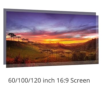 OSB STYLE 60 100 120 Pulgadas Pantalla de proyector de Alto Brillo ...