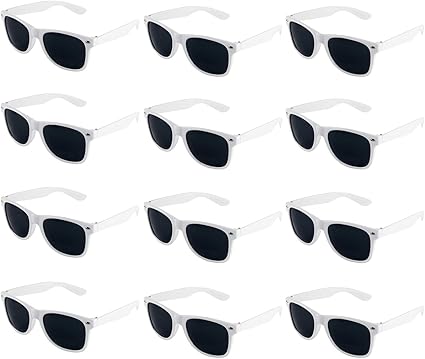 white sunglasses party favors