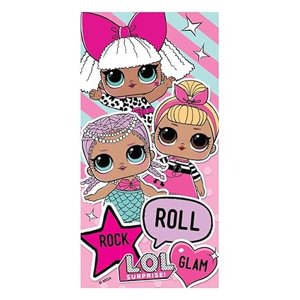 Lol Surprise Serviette De Plage Rock Roll Glam Amazonfr