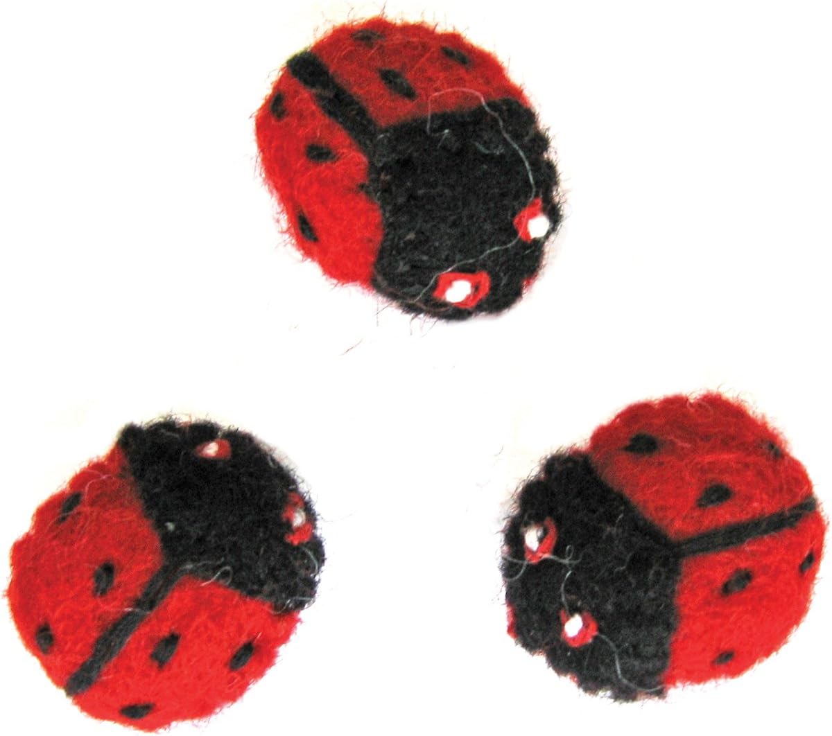 DIMENSIONS Needlecraft Felt Embellishments, Ladybugs