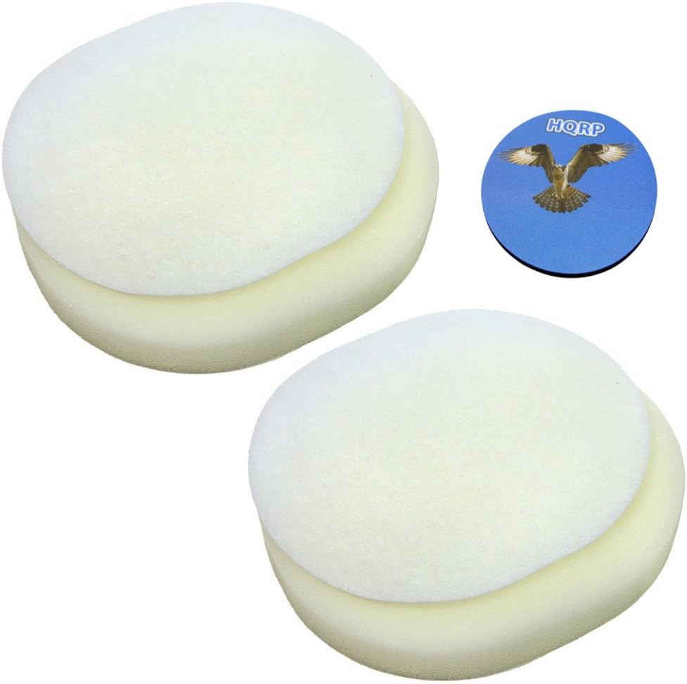 HQRP 2-Pack Foam and Felt Filter Kit for Shark XFF80 XFF8O Navigator NV80 NV70 UV420 NVC80C NV-C80C NV-80 NV-70 UV-420 DLX Upright Vac Vacuum Cleaner Coaster