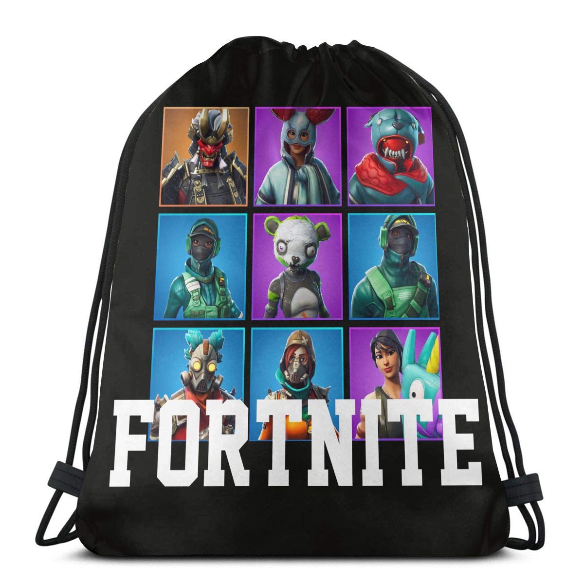 amazon com fortnite battle royalegym sackpack drawstring backpack sport string bag cinch pack shoulder bag sports outdoors - fortnite tent cards
