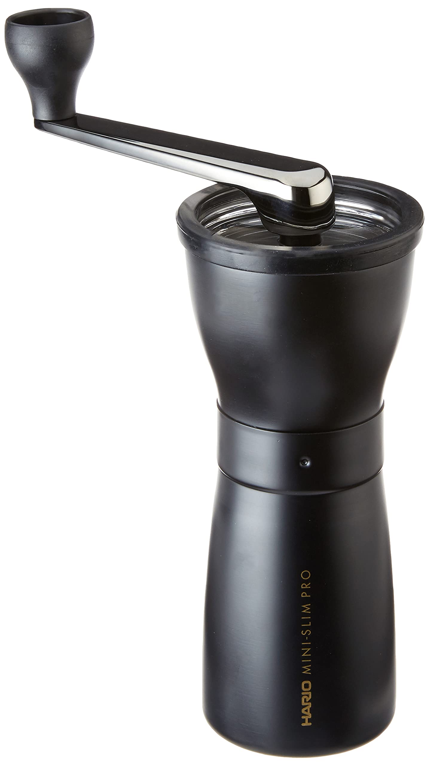 Hario Ceramic Coffee Mill, Glass, Pro, Black