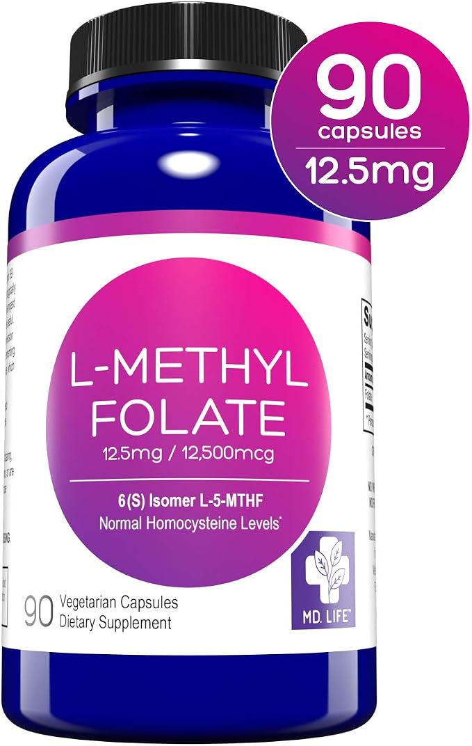 MD.Life LMethylfolate 12.5mg Active Folate