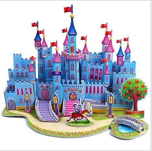 ToyToon Zigsaw 3D Puzzle Cardboard Educational Art Craft Paper Modal DIY Dollhouse for Kids, (Multicolour)