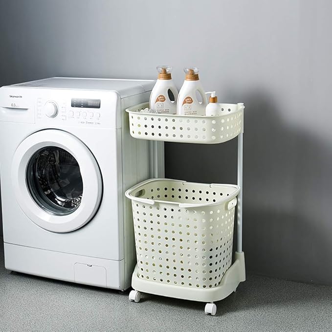 Canasta Canasta de 2/3 niveles, clasificador de cesto de ropa sucia
