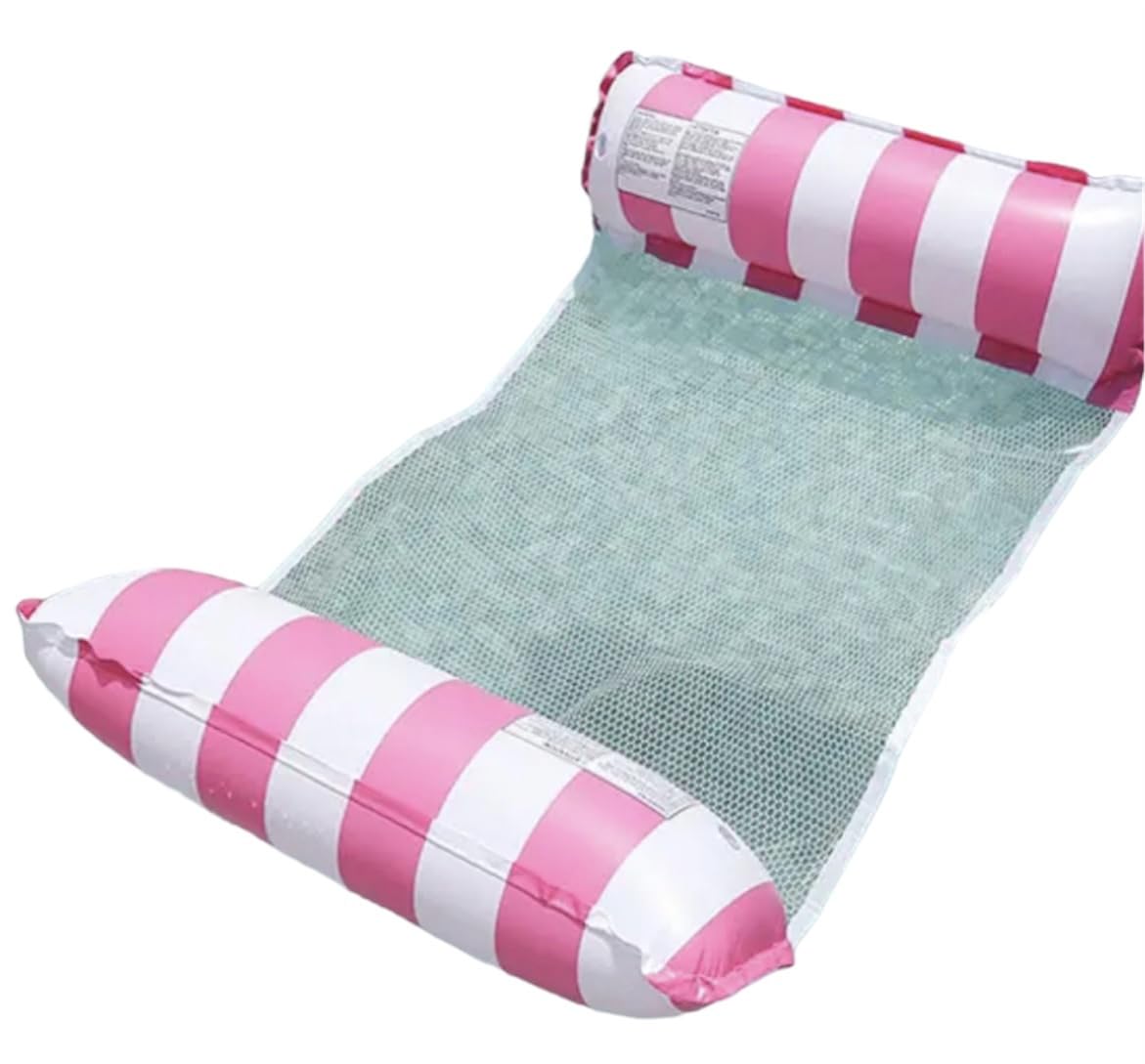 Inflatable Pool Hammock/Pink Pool Float/Pool Inflatables for Adults, 4 IN 1 Swimming Pool Floats Hammock/Pool Toys/Water Hammock - Armchair - Seat - Floating Bed