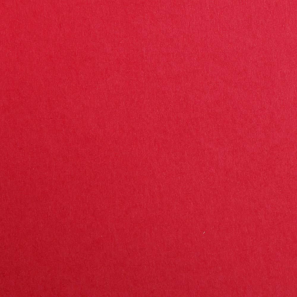 Clairefontaine - Ref 48056C - Maya Coloured Smooth Drawing Paper (Pack of 25 Sheets) - 270gsm Paper - A3 (42 x 29.7cm) - Red Colour - Deep Dyed, Acid Free, pH Neutral