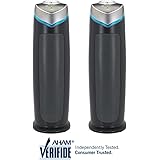 Germ Guardian True HEPA Filter Air Purifier for Home, Office, Bedrooms, Filters Allergies, Pollen, Smoke, Dust, Pet Dander, UV-C Sanitizer Eliminates Germs, Mold, Odors, Quiet 22 inch 3-in-1 AC48252PK