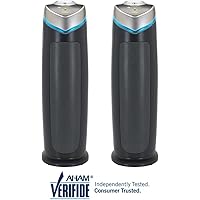 Germ Guardian True HEPA Filter Air Purifier for Home, Office, Bedrooms, Filters Allergies, Pollen, Smoke, Dust, Pet Dander, UV-C Sanitizer Eliminates Germs, Mold, Odors, Quiet 22 inch 3-in-1 AC48252PK