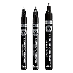 Molotow Liquid Chrome Marker Set of 3 Special Ink