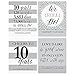 We Still Do - 10th Wedding Anniversary Wine Bottle Labels - Set of 4