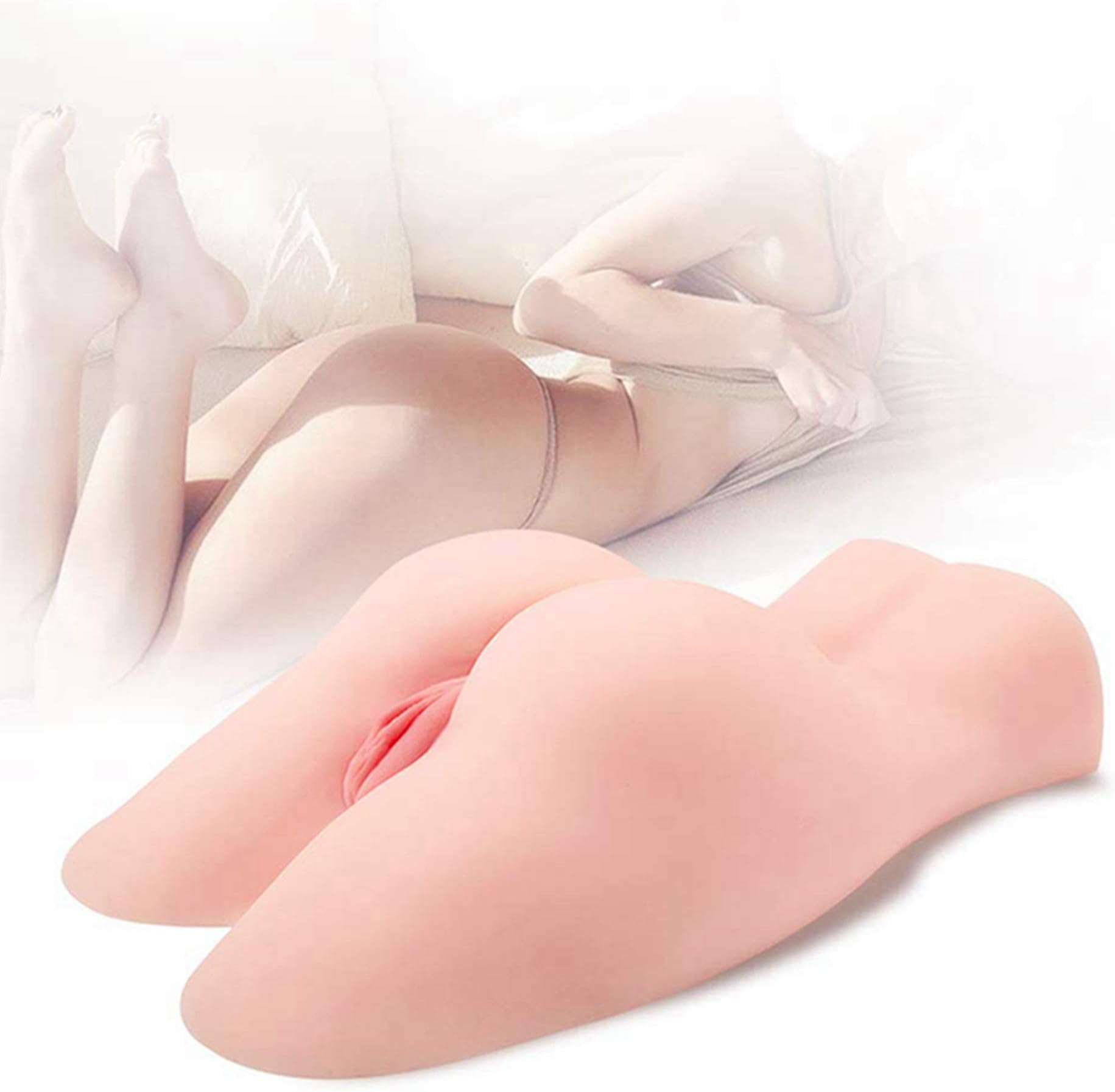 Male Hands Free Mâsttürbâtîon Silicone Pǒçkêt Pǚ-šš-êýs Men Aduly Toy Deluxe Gift