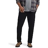 Lee Mens Big & Tall Extreme Motion Flat Front Relaxed Taper Pant