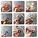 Fidget Spinner 6 Pack All Metal Finger Toys - EDC Hand Tri-Spinner Fidget Stress Relief Toys for Adults and Kids - Cool Figit Spinners (6PACK)