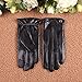Luxury Men's Touchscreen Texting Winter Italian Nappa Leather Dress Driving Gloves (Cashmere or Wool Lining) (8.5 ( US Standard Size ) New, Black (Cashmere Lining ))